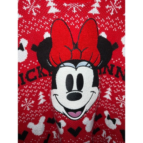 NWT Disney Minnie Mouse Holiday Christmas Sweater Plus Size OX - Picture 6 of 9